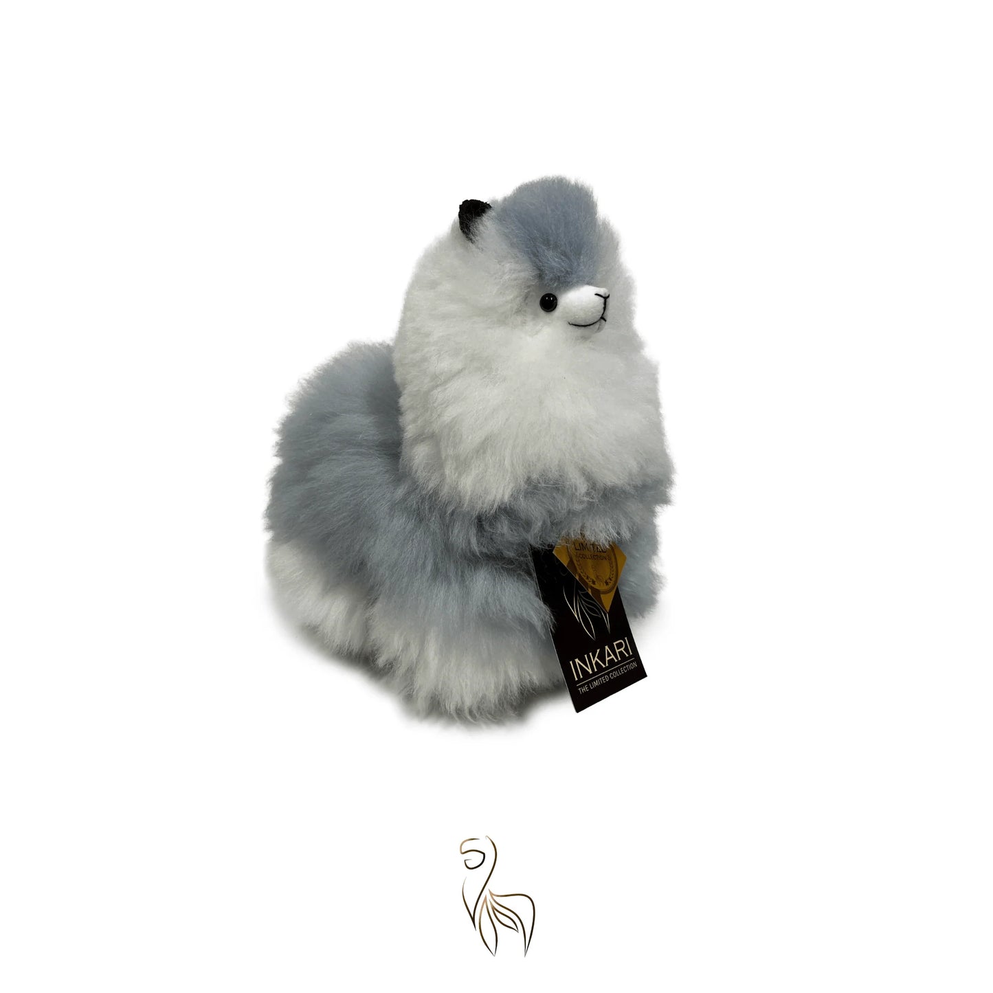 Moonlight INKARI Limited Edition alpaca stuffed animal — small 23 cm size, soft fluffy alpaca wool