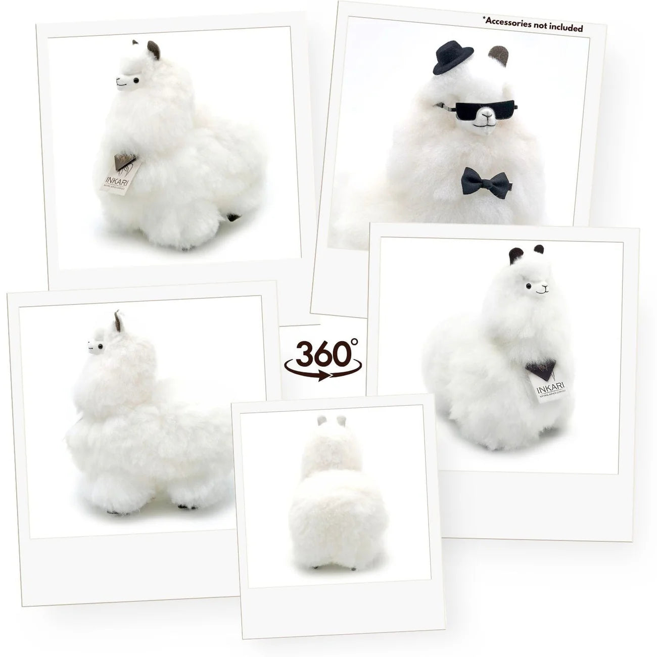 Alpaca Stuffed Animal | INKARI Natural - Ivory White