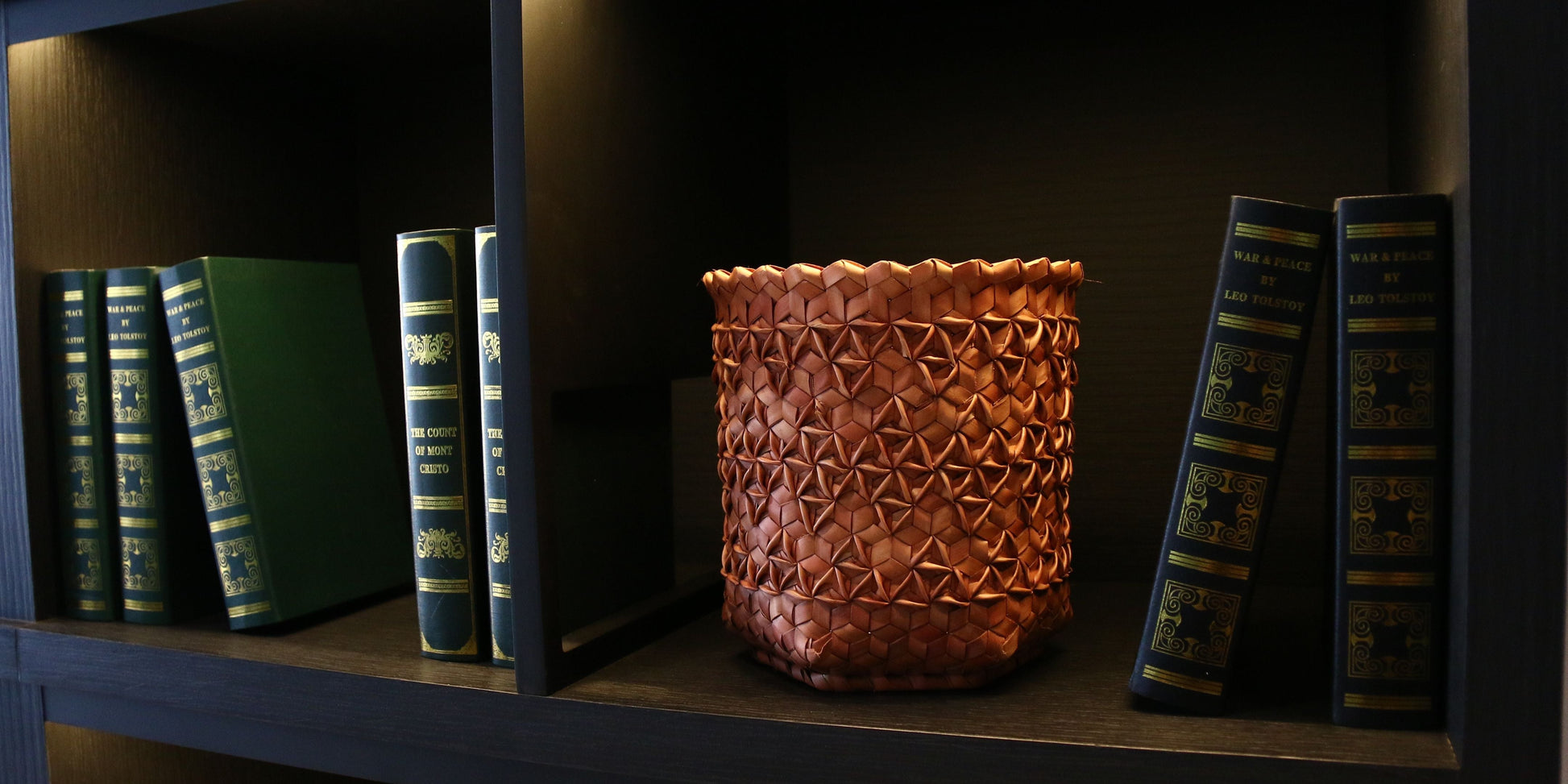 Palm Leaf Storage Basket | Sobe Teak-Du Anyam-RAUHA Crafts