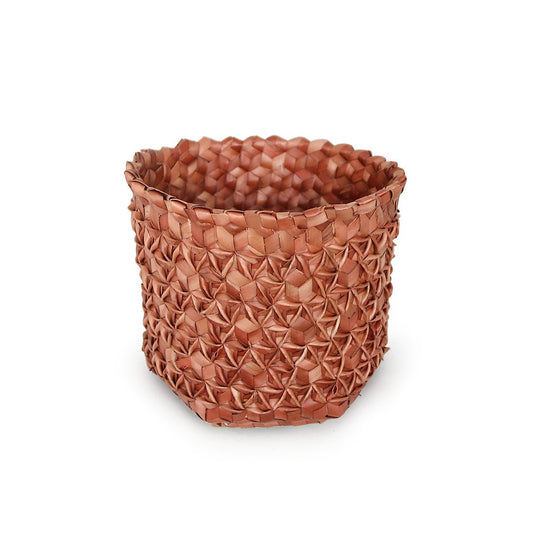 Palm Leaf Storage Basket | Sobe Teak-Du Anyam-RAUHA Crafts