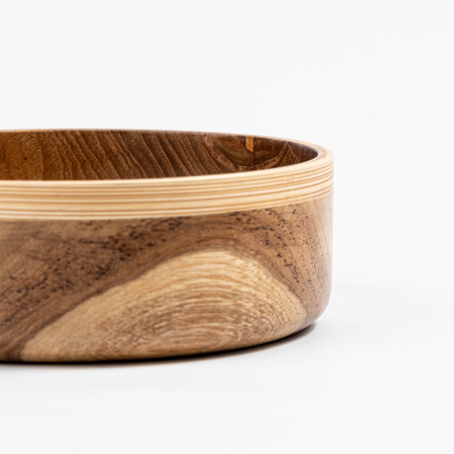 Salad Bowl - Teak/Bamboo-RAUHA Crafts-RAUHA Crafts