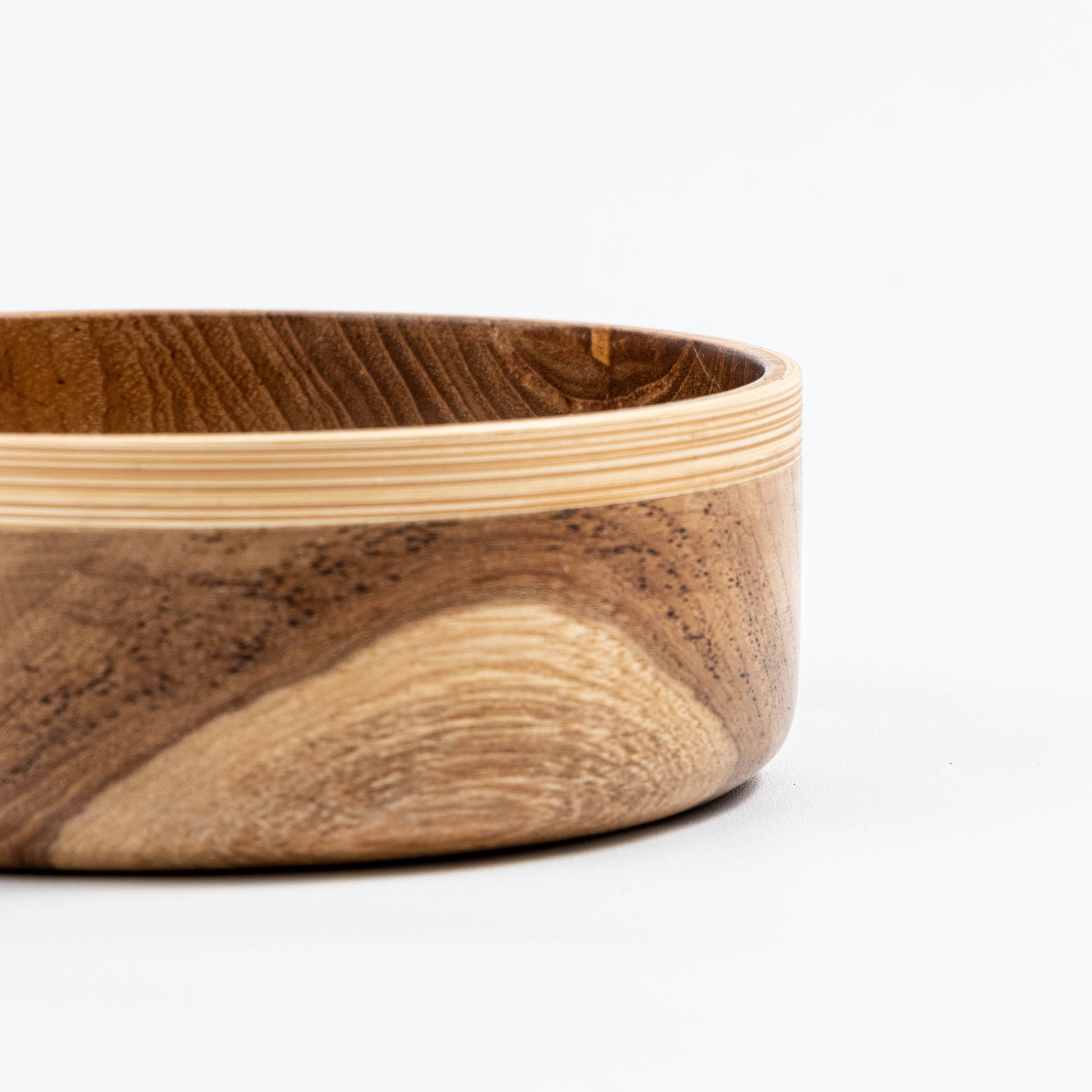 Salad Bowl - Teak/Bamboo-RAUHA Crafts-RAUHA Crafts