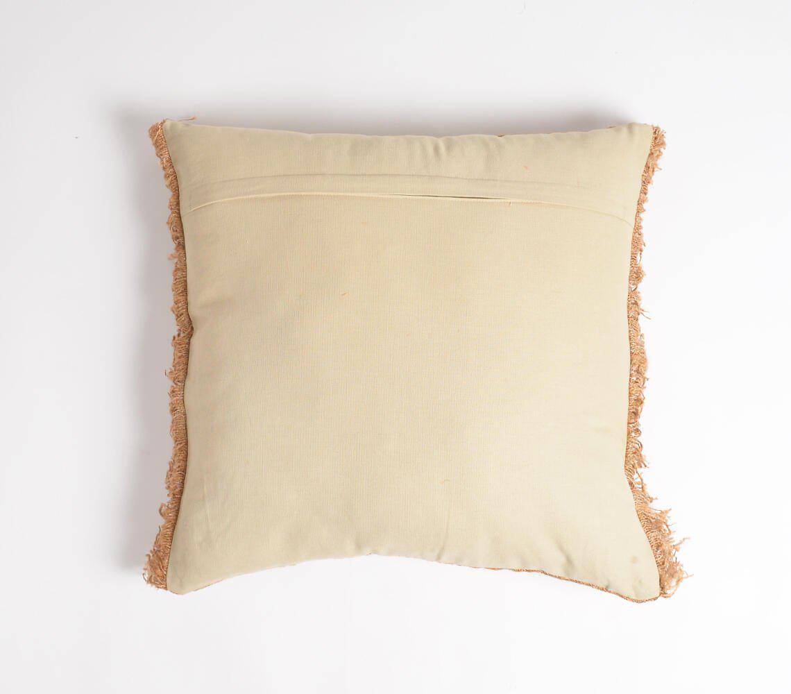 Solid Apricot Cushion Cover-RAUHA Crafts-RAUHA Crafts