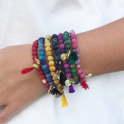 Medkänsla • Kantha Connection-armband