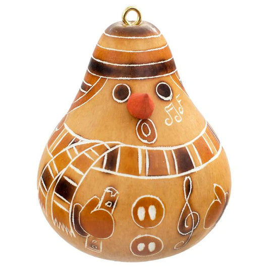 Mini Gourd Christmas Tree Decoration | Snowman, Gingerbread