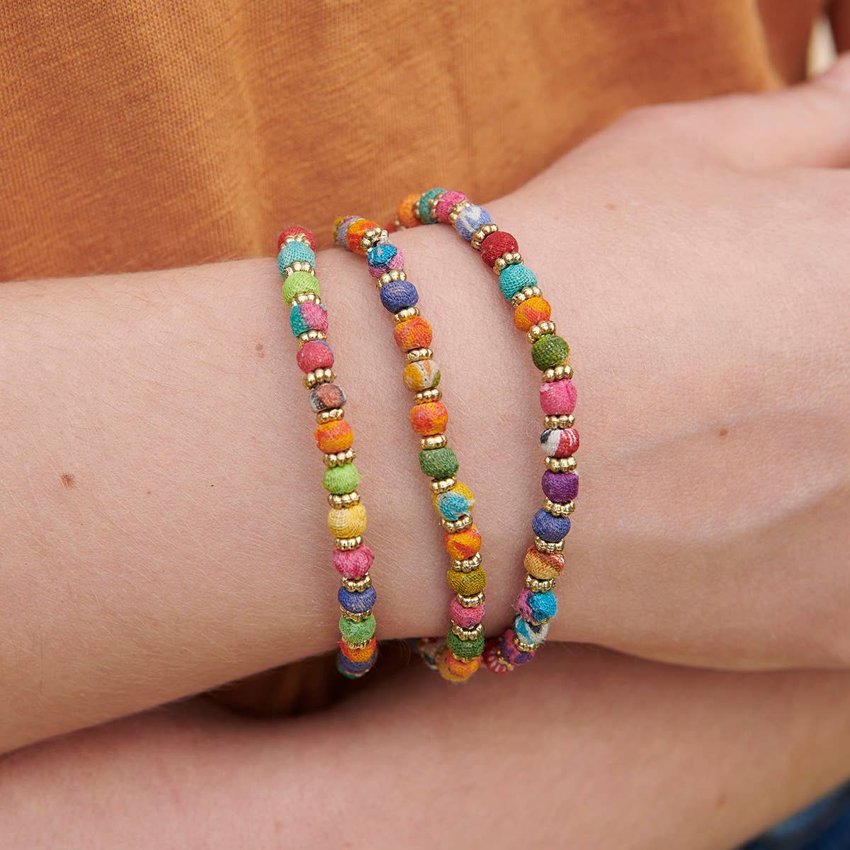 Pulsera Kantha Milieu