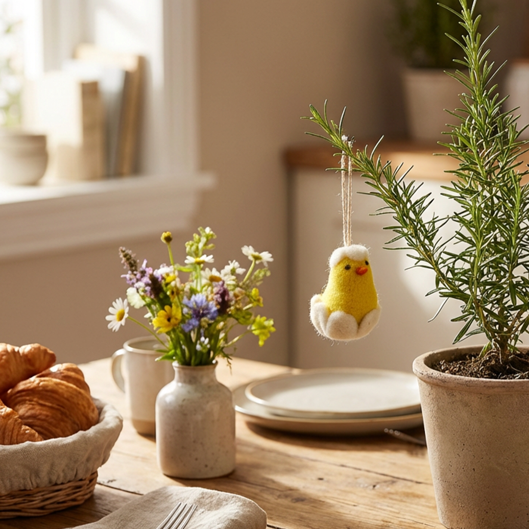 Pintainho artesanal de Páscoa