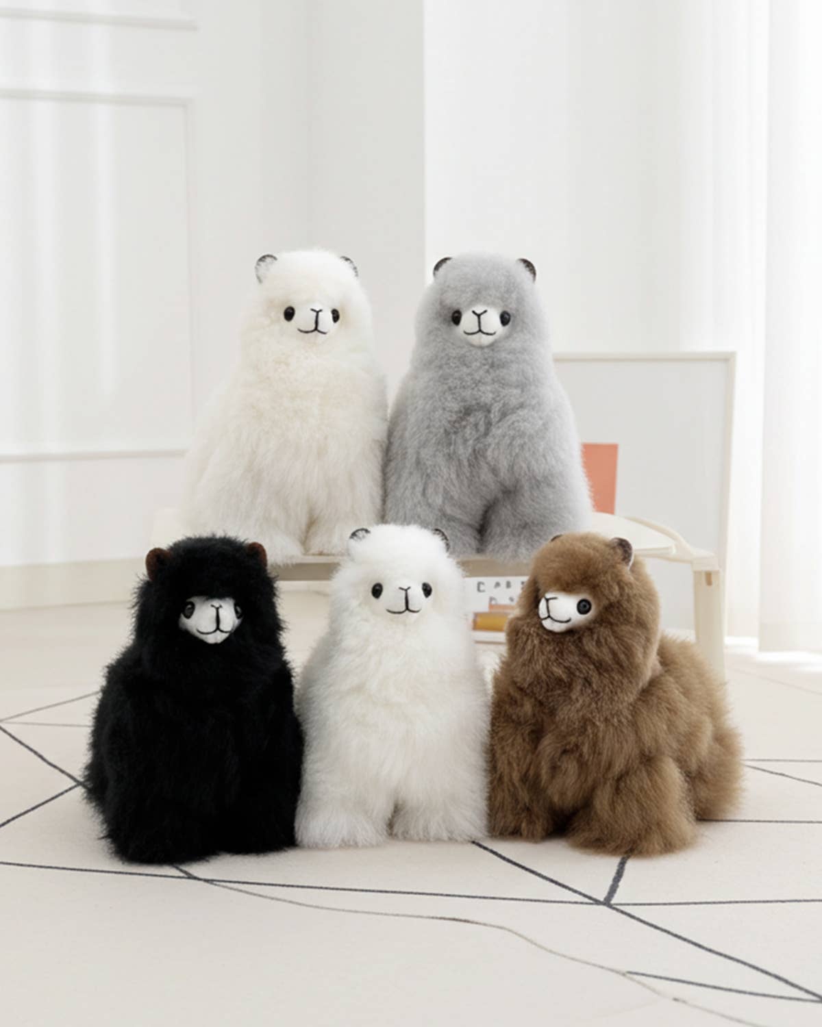 Handmade Alpaca Stuffed Animal Micro 7 inch by Shupaca