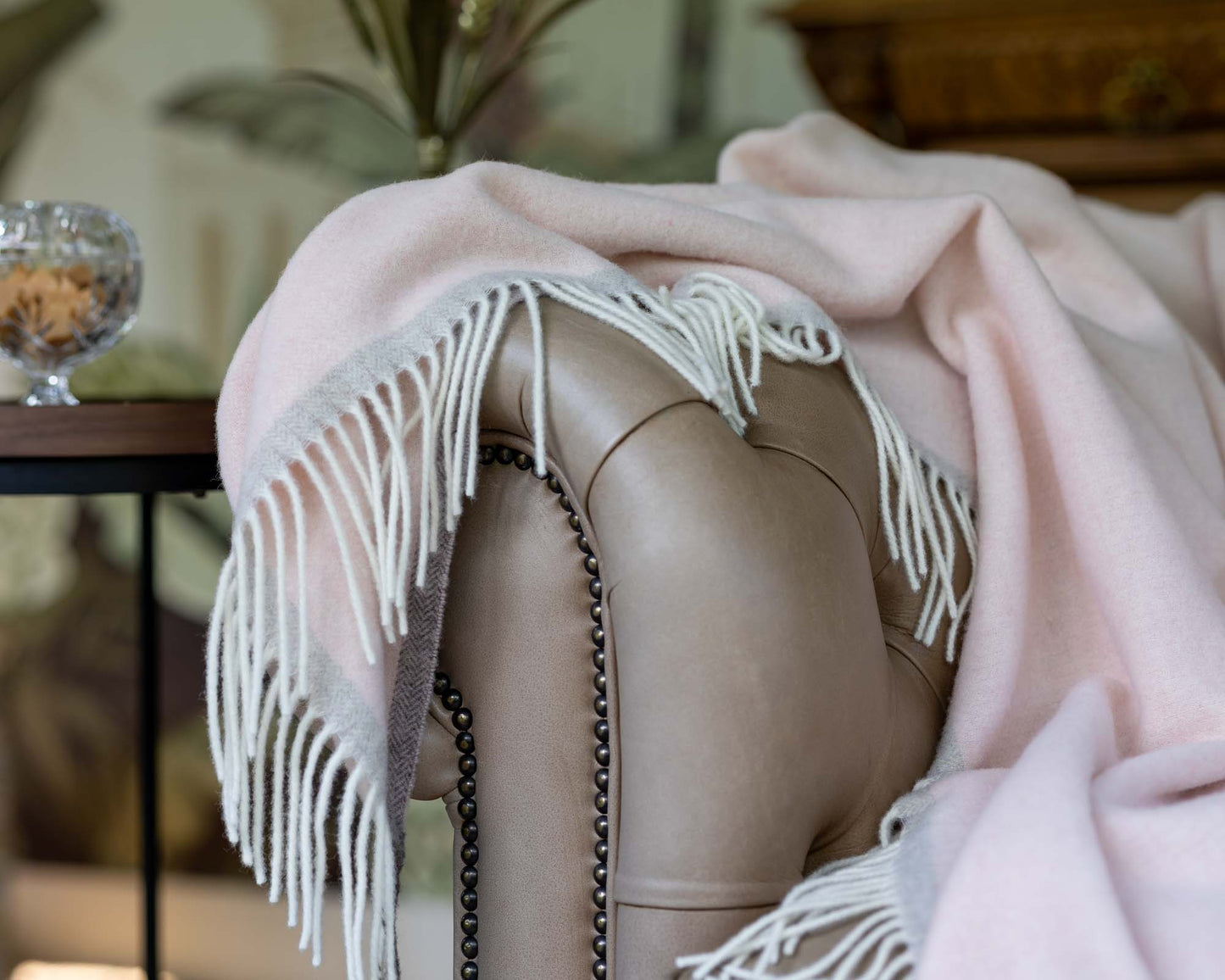 Plaid morbido in Merino e Cashmere | MoST - Milano Rosa Orlo